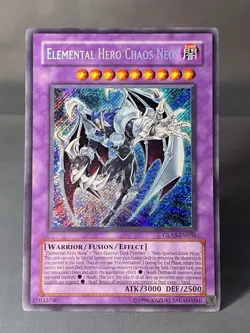 Elemental Hero Chaos Neos - Unlimited - Secret Rare - GLAS-EN036 NM - Yu-Gi-Oh! - Image 1