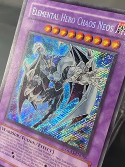 Elemental Hero Chaos Neos - Unlimited - Secret Rare - GLAS-EN036 NM - Yu-Gi-Oh! - Image 2