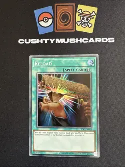 YUGIOH RELOAD SUPER RARE IOC-EN045 25TH ANNIVERSARY - Image 1