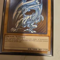 Yugioh Blue-Eyes White Dragon OP28-EN001 OTS Ultimate Rare - Image 3
