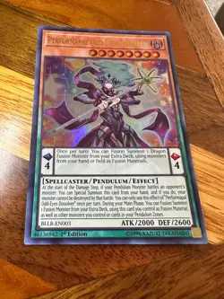 Performapal Odd-Eyes Dissolver BLLR-EN003 1st Edition Ultra Rare LP + BONUS - Image 1