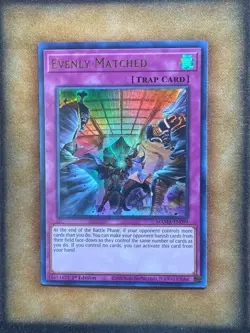 Yugioh Evenly Matched MAMA-EN099 Ultra Rare 1st Ed NM - Image 1