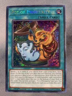 Yu-Gi-Oh! Pot of Prosperity RA01-EN066 - Secret Rare - Image 1