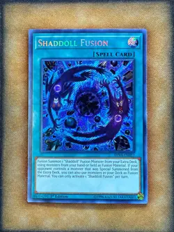 Yugioh Shaddoll Fusion SHVA-EN057 Secret Rare 1st Ed NM - Image 1