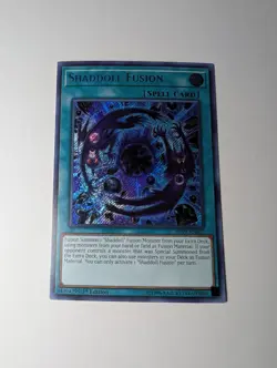 Yugioh Shaddoll Fusion SHVA-EN057 Secret Rare 1st Ed NM - Image 1