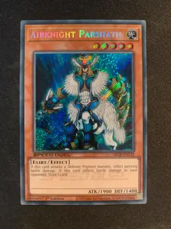 ( AIRKNIGHT PARSHATH ) - Secret - SBCB-EN132 - 1st - NM - Yu-Gi-Oh - Speed Duel - Image 1