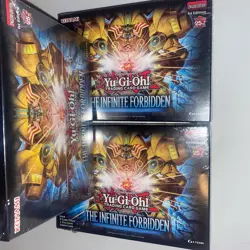 3x Yugioh The Infinite Forbidden Mini Retail Booster Box 1st Edition Sealed - Image 1
