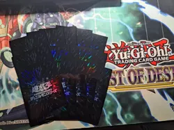 YuGiOh Black XYZ OCG Card Protectors Sleeves Perfect For Extra Decks! - Image 1