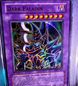 YUGIOH TCG GRADED DARK PALADIN MFC-105 1ST EDITION PSA 7 - Image 2