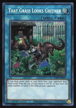 That Grass Looks Greener - RA03-EN063 - Secret Rare - Yugioh - Image 1