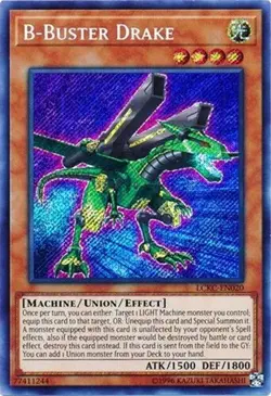 *** B-BUSTER DRAKE *** SECRET RARE LCKC-EN020 (MINT/NM) YUGIOH! - Image 1