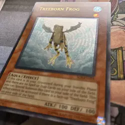 Yugioh Ultimate Rare Treeborn Frog x2 Unlimited 1st Ed MP - Image 4
