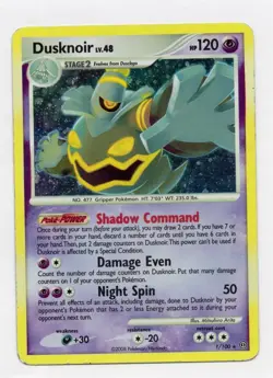 Dusknoir 1/100 Stormfront Holo vintage pokemon trading card game lvl x ex - Image 1