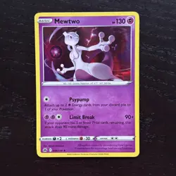 Mewtwo 059/159 Pokemon Crown Zenith Sword & Shield Holo Rare Card NM - Image 1