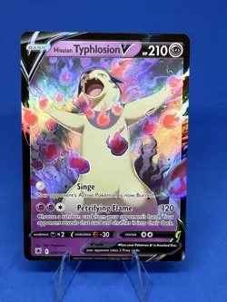 Hisuian Typhlosion V 053/189 Astral Radiance Ultra Rare Holo Pokemon TCG Card - Image 1