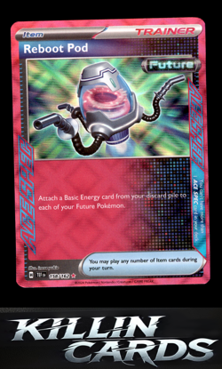 Reboot Pod 158/162 Pokemon ACE SPEC Rare SV05: Temporal Forces Card NM - Image 1