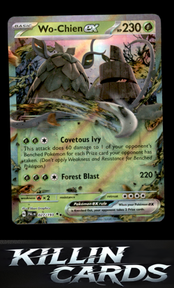 Wo-Chien ex - 027/193 027/193 Pokemon Double Rare SV02: Paldea Evolved Card NM - Image 1