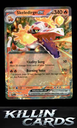 Skeledirge ex - 037/193 037/193 Pokemon Double Rare SV02: Paldea Evolved Card NM - Image 1
