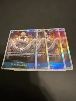 PLAYSET Monkey D. Garp OP12-056 SR Legacy of the Master ONE PIECE CARD English - Image 1