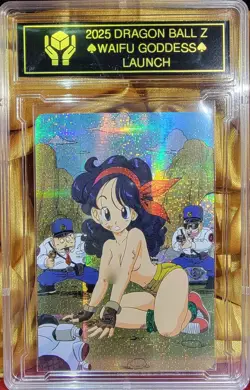 LAUNCH Dragonball Z Anime Waifu Goddess CUSTOM CARD NM - Image 1