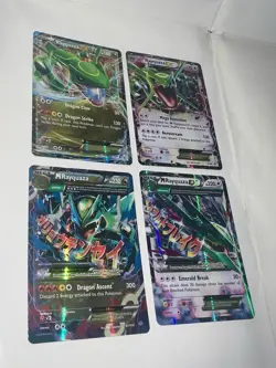 Mega Rayquaza EX 2015 Roaring Skies Pokemon Mixed Card Lot NM+ FRESH PACK PULLS - Image 1