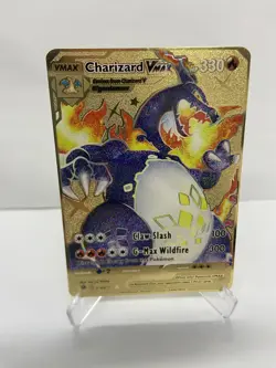 Charizard Vmax HP330 Gold Metal Pokemon Card-Collectible Gift Display lovely‌ - Image 1