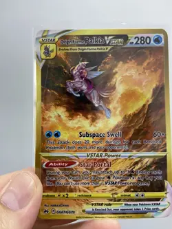 Metal HP280 Origin Forme Palkia VSTAR Pokemon Card-Collectible Gift Display Gold - Image 1