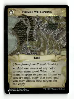 MTG Foil Primal Amulet - Buy-A-Box Promos Moderately Played English - Image 2