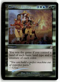 MTG Foil Coalition Victory - Timeshifted Moderately Played English - Image 1