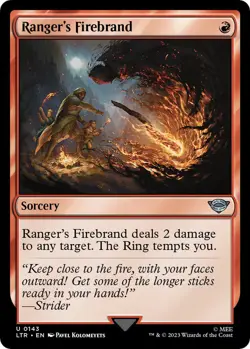 Ranger's Firebrand 0143 MTG LTR Uncommon NP - Image 1