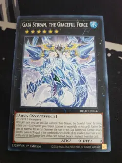 Yugioh DUAD-EN047 - Gaia Stream, the Graceful Force - Common - Image 1