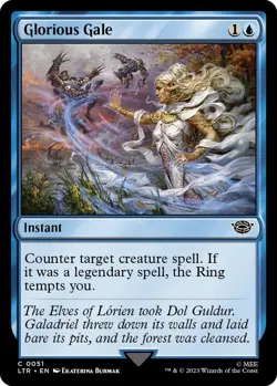 Glorious Gale 0051 MTG LTR Common NP - Image 1