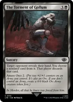 The Torment of Gollum 0110 MTG LTR Common NP - Image 1