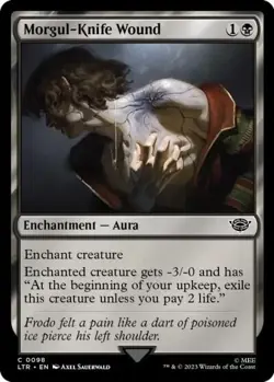 Morgul-Knife Wound 0098 MTG LTR Common NP - Image 1