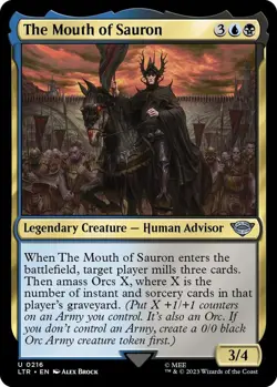 The Mouth of Sauron 0216 MTG LTR Uncommon NP - Image 1
