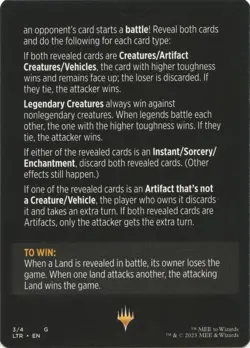 Magic Minigame: Battle of the Hornburg 0003 MTG LTR Special NP - Image 2