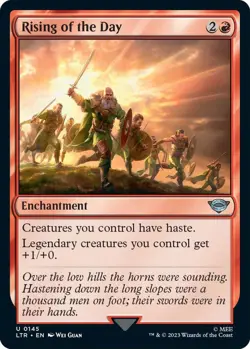 Rising of the Day 0145 MTG LTR Uncommon NP - Image 1