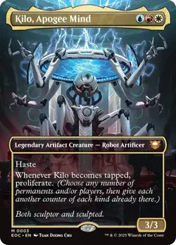 MTG Edge of Eternities Kilo, Apogee Mind ~ Borderless 003 Mythic NM - Image 1