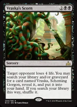Vraska's Scorn - Light Play MTG Rivals of Ixalan - Image 1