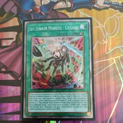 Yugioh Sky Striker Mobilize Linkage Platinum Secret Rare RA03 - Image 1