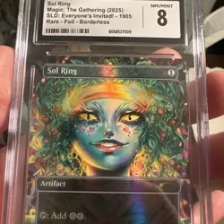 Sol Ring 1905 Borderless Foil MTG Secret Lair - CGC 8 Low Pop 🔥 - Image 1