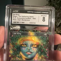 Sol Ring 1905 Borderless Foil MTG Secret Lair - CGC 8 Low Pop 🔥 - Image 5