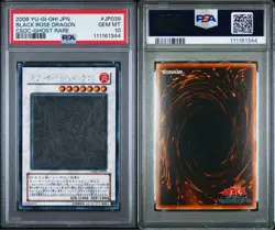 PSA 10 GM 2008 Black Rose Dragon CSOC-JP039 Ghost Rare YuGiOh Japanese Card - Image 1