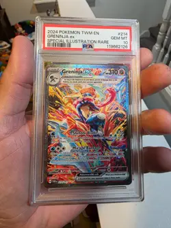 PSA 10 | Greninja ex 214/167 | 2024 SV06: Twilight Masquerade | Pokemon Card - Image 1