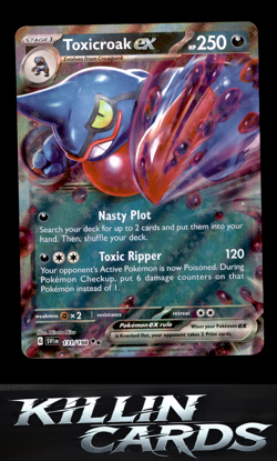 Toxicroak ex - 131/198 131/198 Pokemon Double Rare SV01: Scarlet & Violet Base S - Image 1