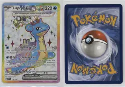 Lapras ex Ultra Rare Pokemon SV07: Stellar Crown #158 12hz - Image 3