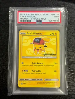 2017 Pokemon Black Star Promo Pokemon the Movie - I Choose You! SM111 Ash’s - Image 1