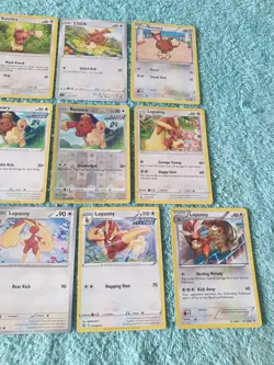 BUNEARY & LOPUNNY BUNDLE OF POKEMON CARDS - Image 5