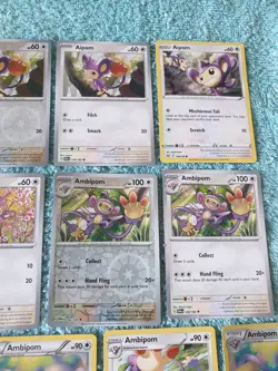 AIPOM & AMBIPOM BUNDLE OF POKEMON CARDS - Image 3