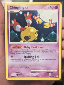 Chingling 42/123 NM | DP: Mysterious Treasures | Pokemon TCG Regular Uncommon - Image 1